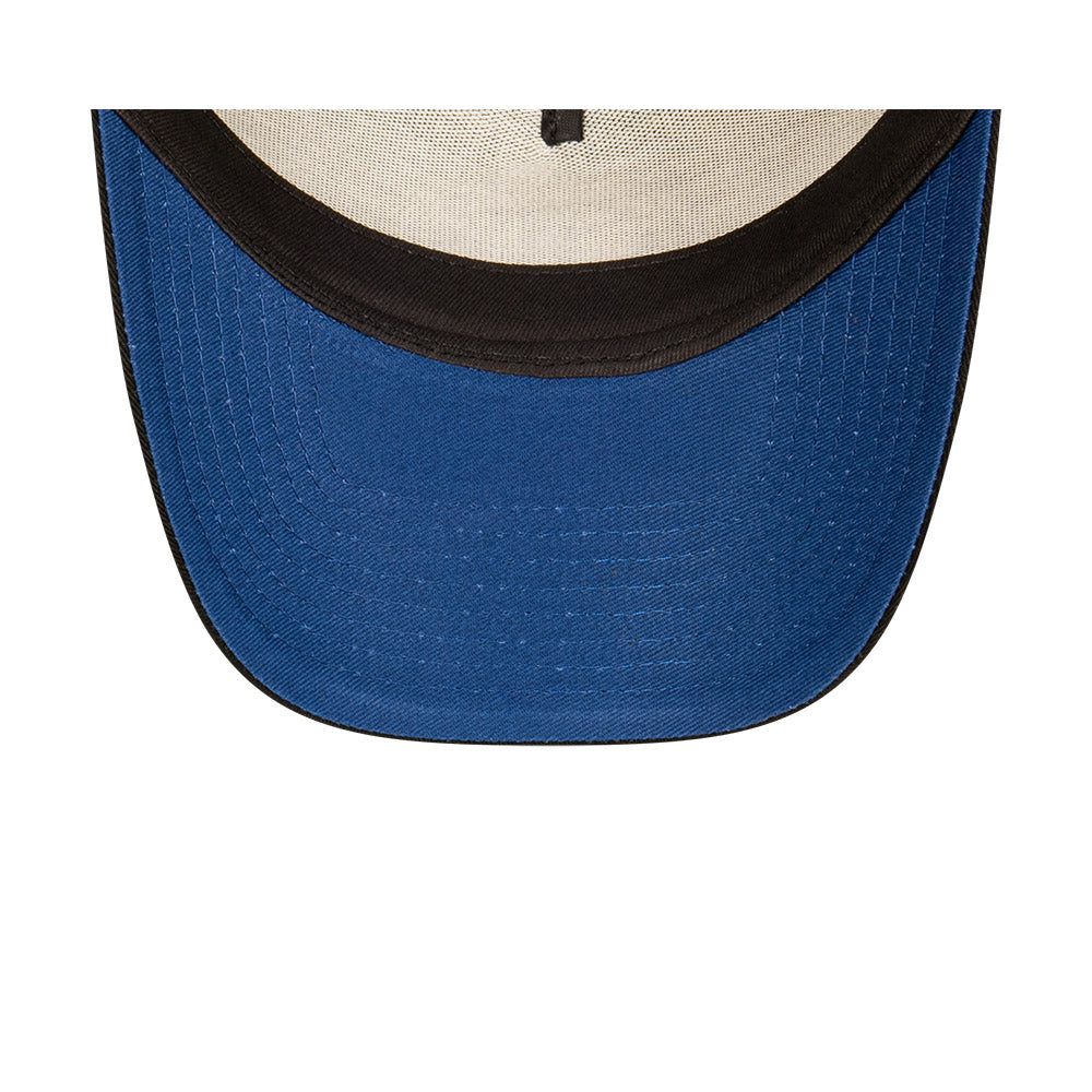 LA Lakers Hat - Black Royal Blue White 9Forty A-Frame NBA Snapback Cap - New Era